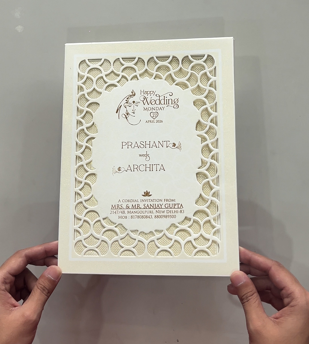 Wedding Card 3413
